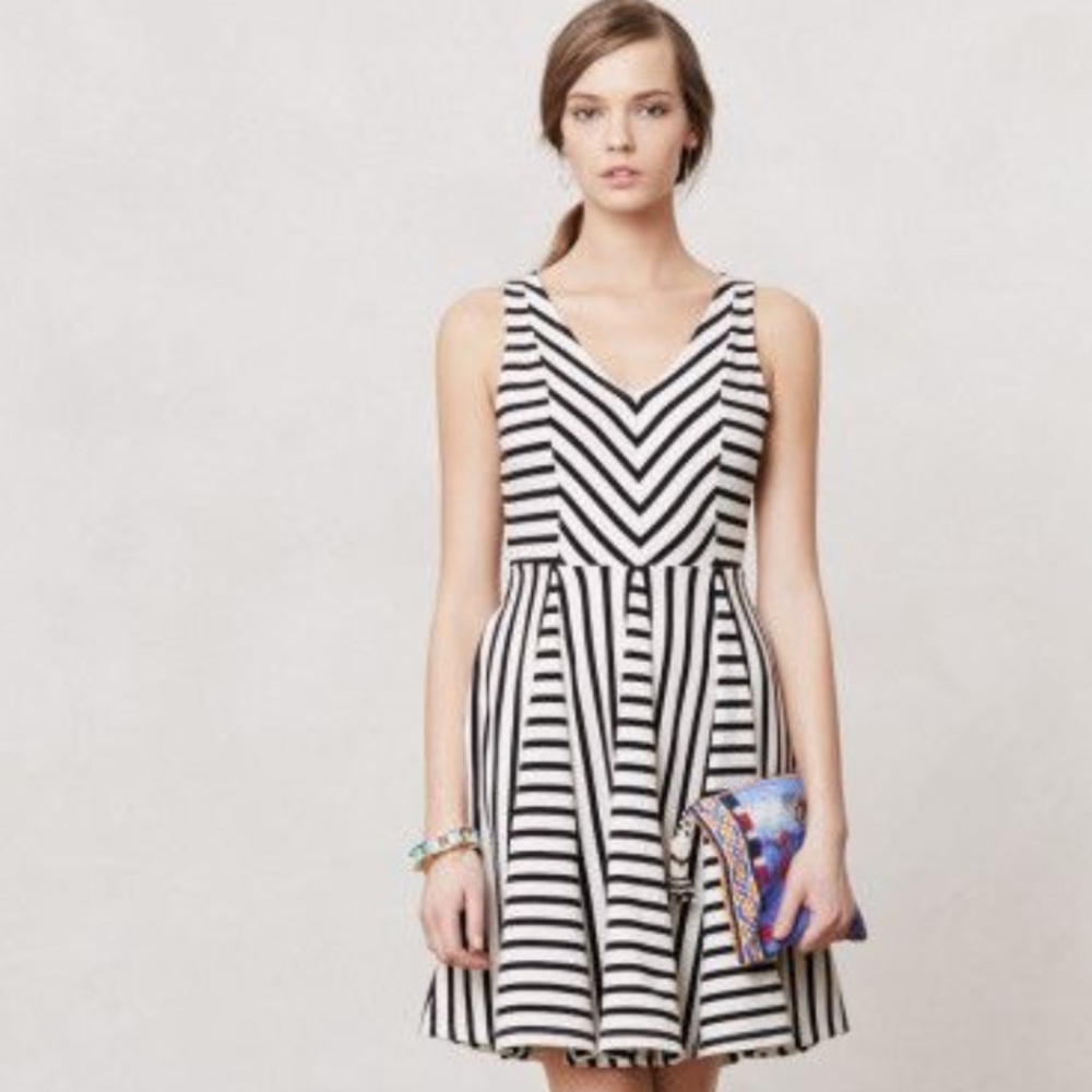 Anthropologie Saturday Sunday Striped Day Dress S
